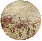 Winter Landscape with Skaters  fff AVERCAMP, Hendrick